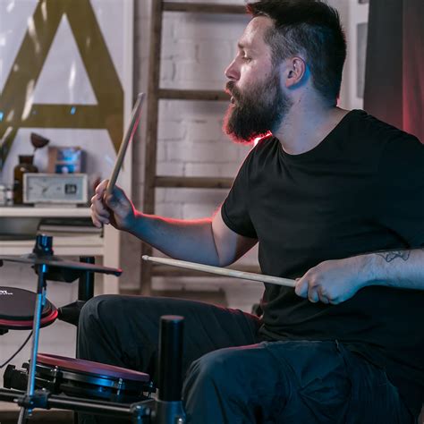 Buy MUSTAR Electronic Drum Set, 8 Piece Electric Drum Sets for Adults ...