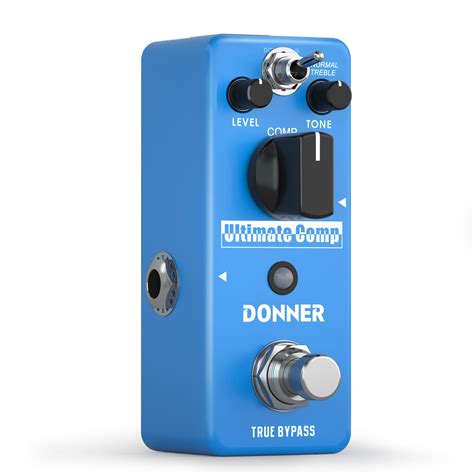 Donner Compressor Pedal Ultimate Comp Guitar Effect Pedal – Beats The ...