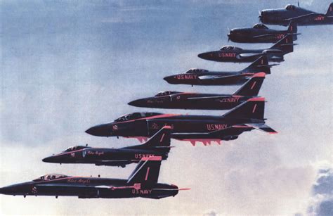Stunning Pictures Of All The Aircraft Ever Used By The Blue Angels Past ...