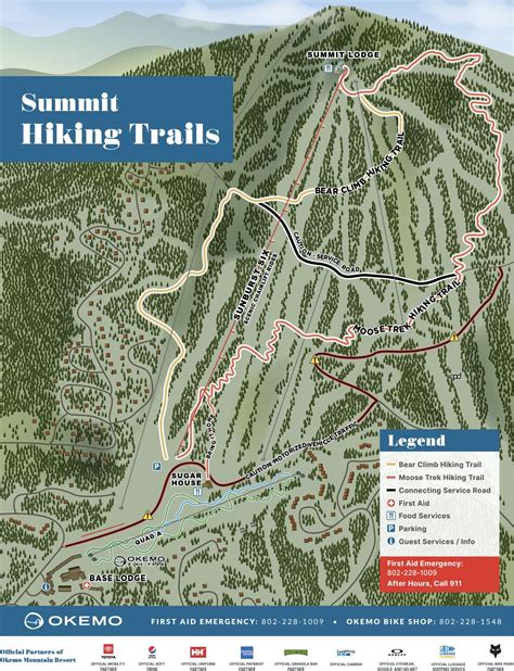 Okemo Mountain Trail Map