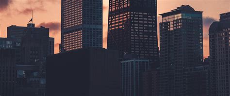 Download wallpaper 2560x1080 city, buildings, architecture, water ...
