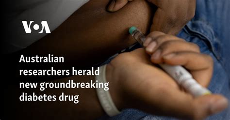 Australian researchers herald new groundbreaking diabetes drug