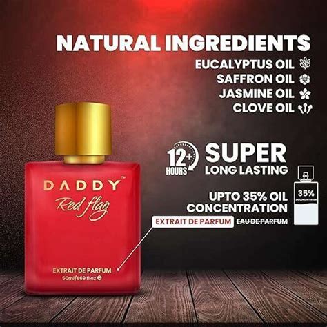 Buy DADDY Red Flag Long Lasting Perfume for Men Extrait De Parfum - 30 ...