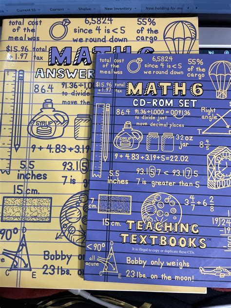 Teaching Textbooks - Math 6 Answer Booklet Homeschool Math Grade 6 | eBay