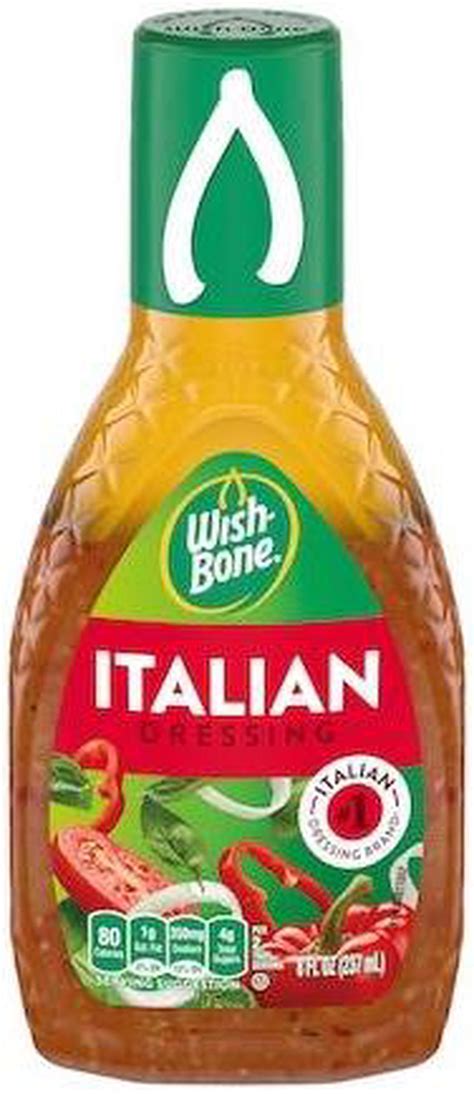 WISH-BONE 4132100613 Wishbone Italian Salad Dressing 8 fl. oz., PK12 ...