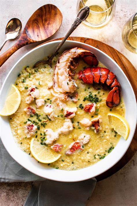 Butter Poached Lobster Risotto | So Much Food