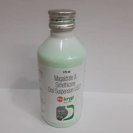 Ph kryp - Magaldrate & Simethicone Oral Suspension - Kryptomed ...