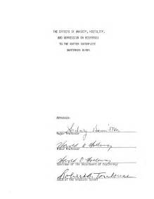 The Effects of Anxiety, Hostility, and Depression on Responses to the ...