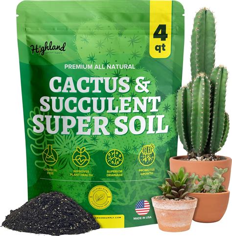 Amazon.com : Cactus Soil Potting Mix Succulent Soil Potting Mix for ...