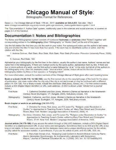 11+ Chicago Style Examples to Download