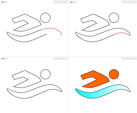 How To Draw A Swimmer