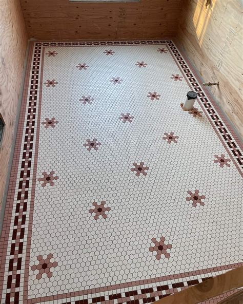 Pin by a w on Lnyr in 2025 | Penny tile floors, Penny tiles bathroom ...