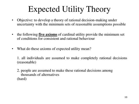Image result for Expected Utility Theory Examples