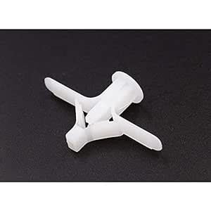 TheMujtaba Nylon Toggle Dry Wall Anchor Butterfly Plug, White, 10X32 mm ...