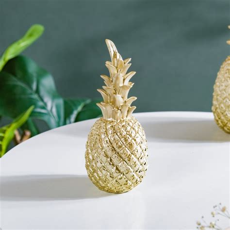 Pineapple Decor Golden Small Online - Premium Decor Object | Nestasia
