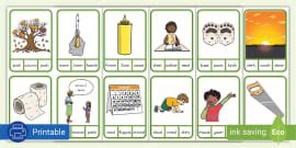 Grade 3 Phonics: ue and ew Sound Peg Card Activity