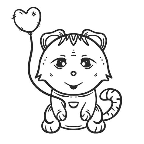 Hello kitty clip art black white Images - Free Download on Freepik