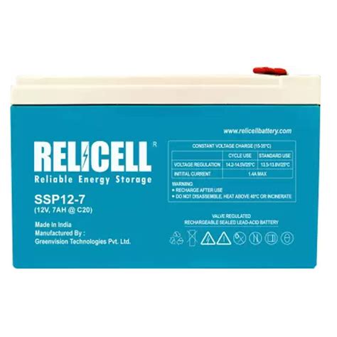Buy Relicell UPS Battery 7AH 12V Online at Bestomart ...
