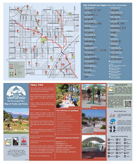 Las Vegas Hiking Trail Map