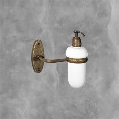 Dispenser Sapone Bagno Rustico Ottone Ceramica | Ghidini 1849 in 2024 ...