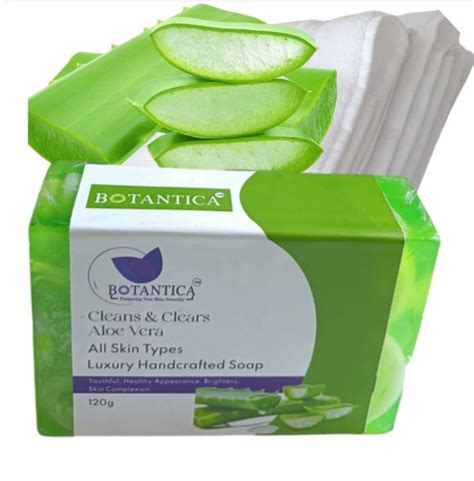 Buy Botanica Cleans & Clears Aloe Vera Luxury Handcrafted Soap, 120g ...