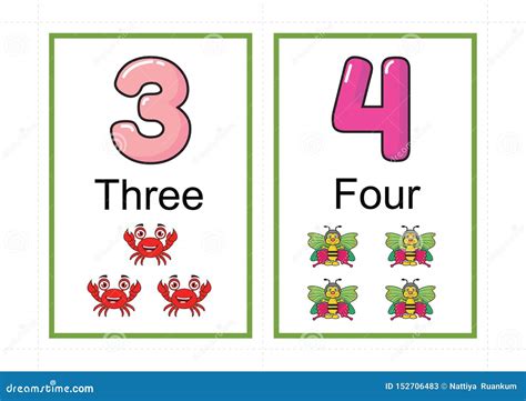 Printable Number Flashcards for Teaching Number Flashcards Number Flash ...