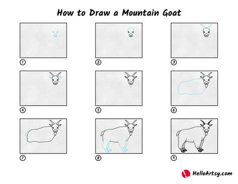 How To Draw A Goat Step By Step How To Draw A Goat – Easy Step By