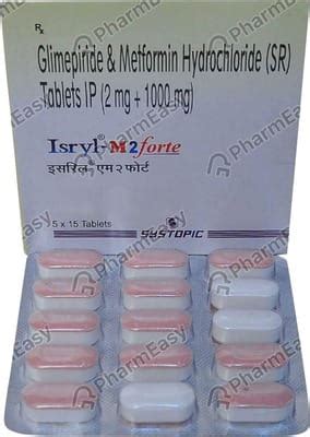 Isryl M 2mg Forte Strip Of 15 Tablets: Uses, Side Effects, Price ...