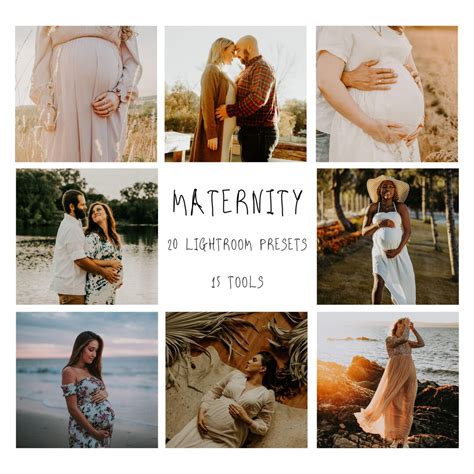 20 Maternity Lightroom Presets and 15 Tools. Professional Desktop ...