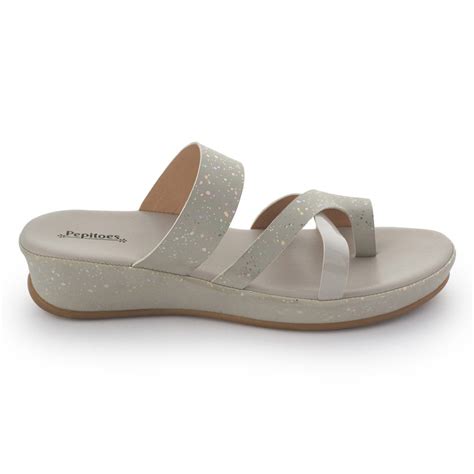 Grey Comfort Slip On Wedges N23350 - Pepitoes