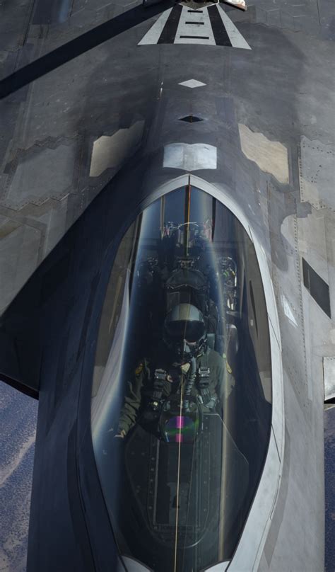 Download wallpaper USAF, Pilot, F-22 Raptor, Cockpit, section aviation ...
