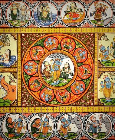 Pattachitra Borders 的图像结果