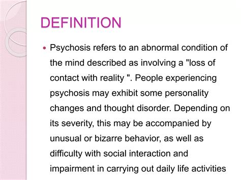 Psychosis | PPTX