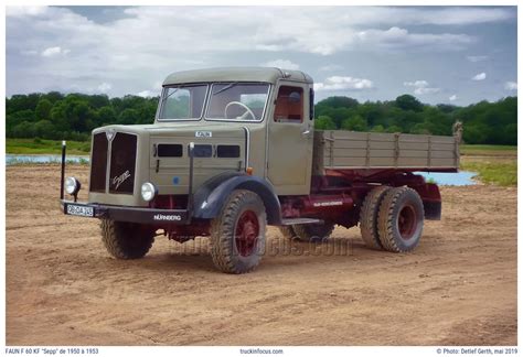 FAUN F 60 KF "Sepp" de 1950 à 1953 :: truckinfocus.com