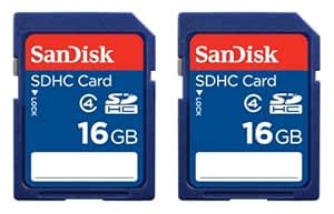 SanDisk 16GB Class 4 SDHC Memory Card, 2 Pack (2x16GB), Frustration ...