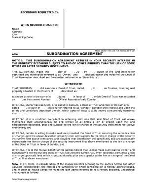 THIS AGREEMENT, made thisday of, 20, by, owner of the land hereinafter ...