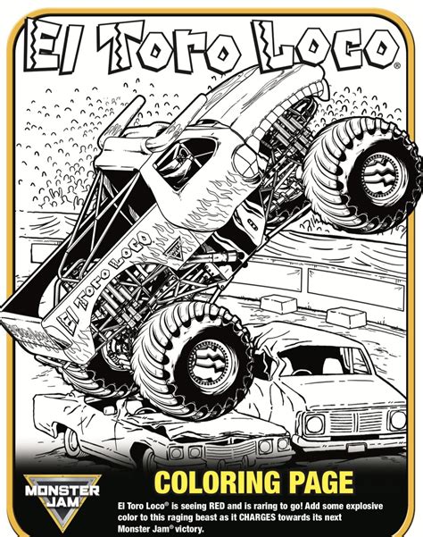 Pin on Stuff to do with Gkids in 2024 | Monster truck coloring pages ...