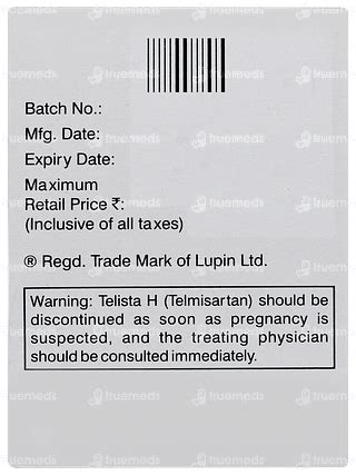 Telista H Tablet 15: Uses, Side Effects, Price & Substitutes