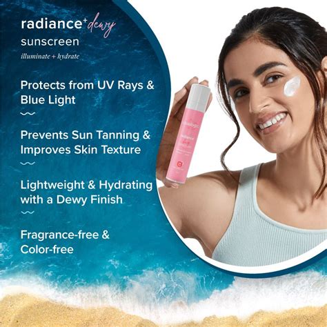 Aqualogica Radiance+ Dewy Sunscreen with Niacinamide - 50g