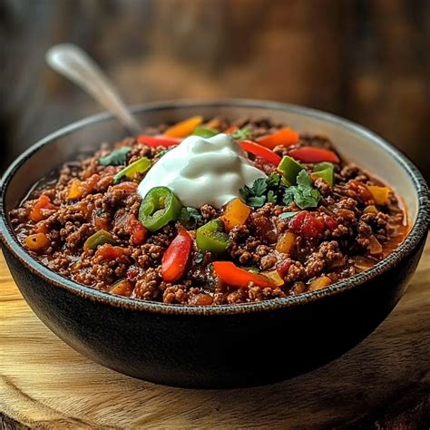 Easy Chili Without Beans Recipe - My Tasteful Recipes