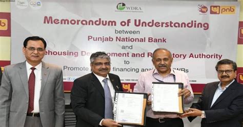 PNB signs MoU with Warehousing Development & Regulatory Authority to ...