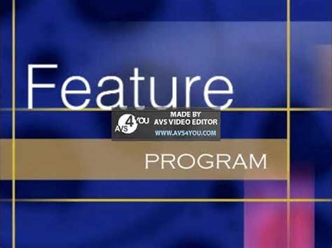 Image result for Feature Program 2000