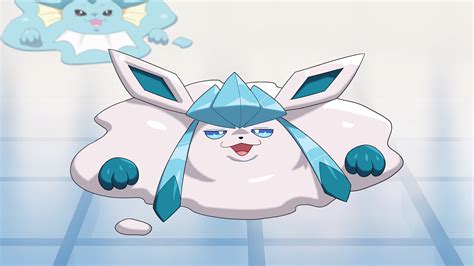 glaceon and vaporeon (pokemon) drawn by drunkoak | Danbooru