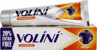 Volini Pain Relief Gel 50gm + 10gm Free: Uses, Side Effects, Price ...