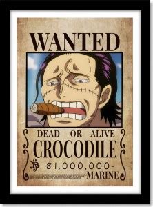 One Piece Wanted Crocodile Poster Frame For Room & Office wall Paper ...