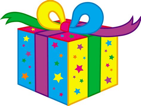 Kids Birthday Party Present - Free Clip Art
