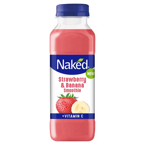 Naked Strawberry & Banana Smoothie 300ml | One Stop