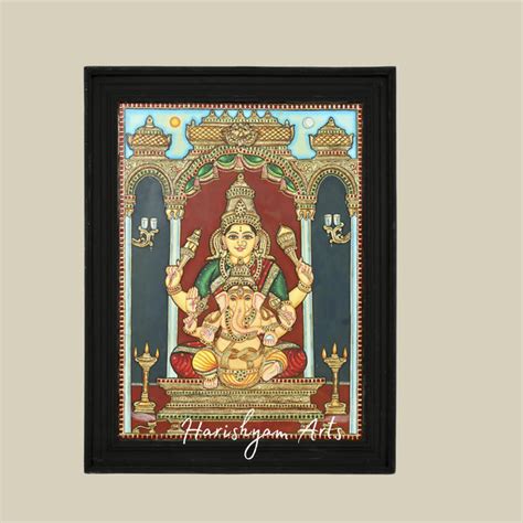 Ganesha Tanjore Painting
