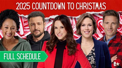 Hallmark Channel's 2025 Countdown to Christmas Movies & More ...
