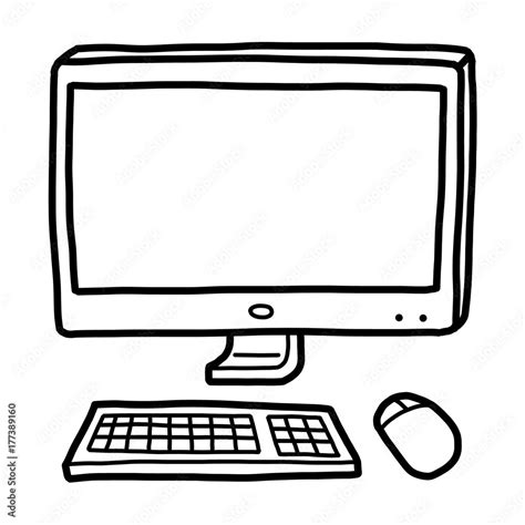 Computer Room Cartoon Black White 的图像结果